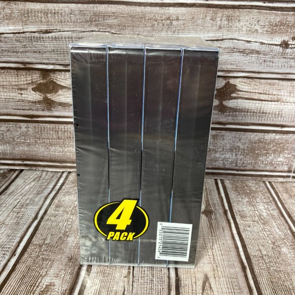 MAXELL 4 PACK  6 Hours T-120  Blank Standard Grade VHS Tapes Brand NEW SEALED - Picture 4 of 6